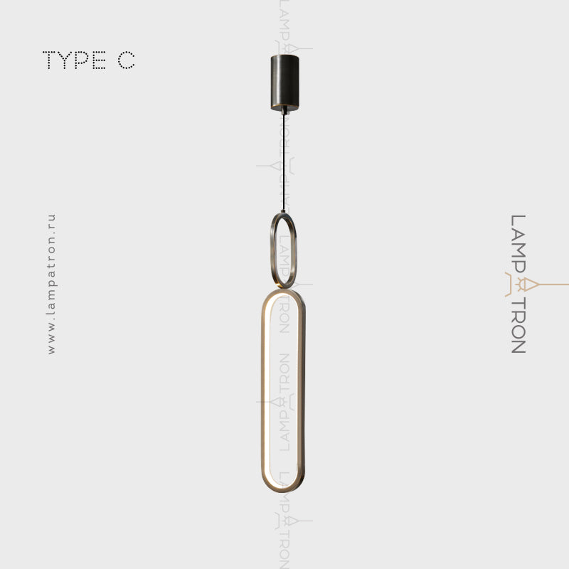 BERGEN Pendant by Lampadom - angle view