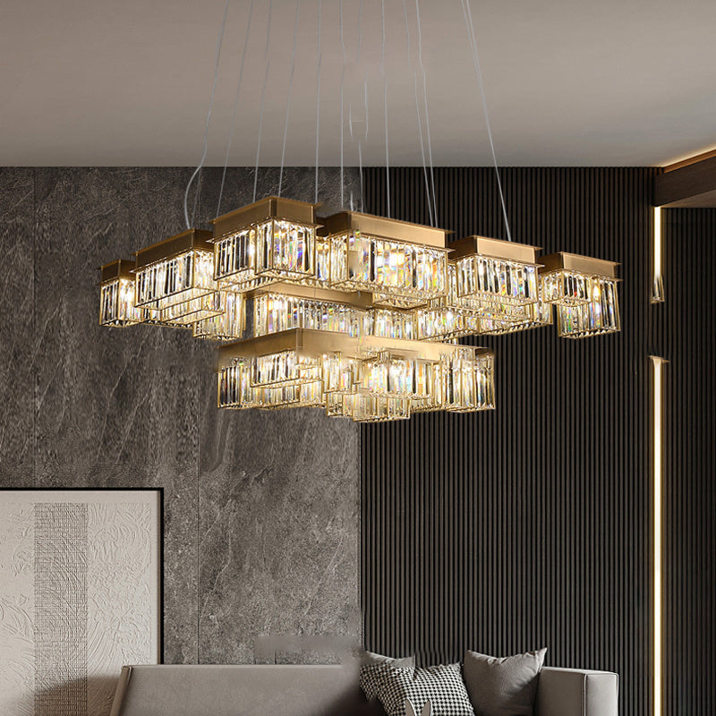 BERNADET Chandelier by Lampadom - side view