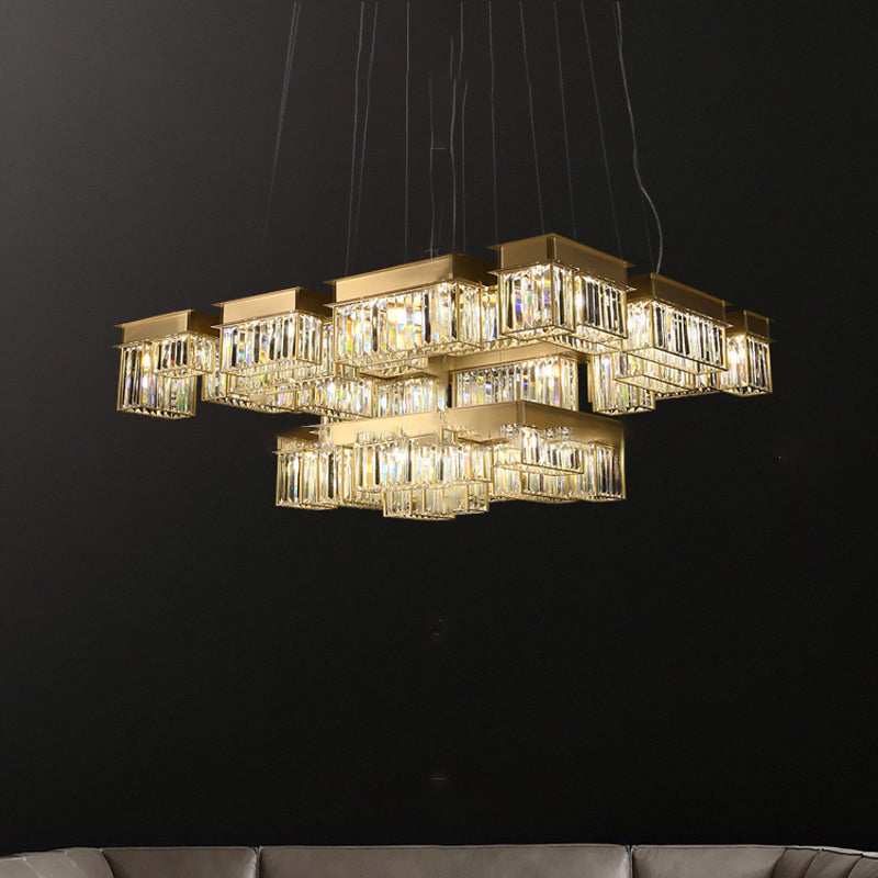 BERNADET Chandelier by Lampadom - top view