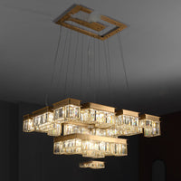 BERNADET Chandelier by Lampadom - side view