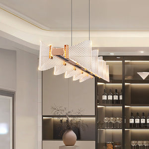 BERTINA Linear Chandelier by Lampadom
