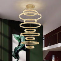 BERTOLDA B COMBO Ring Chandelier by Lampadom - side view