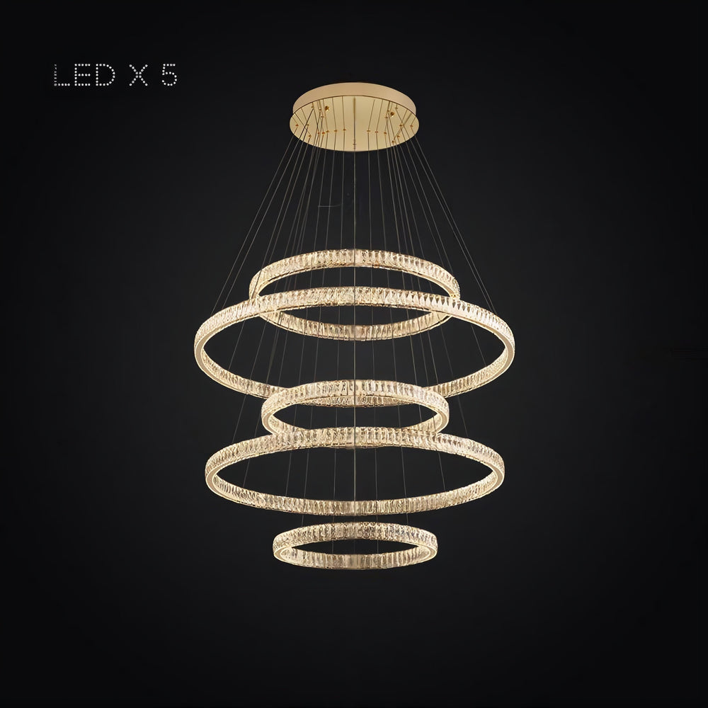 BERTOLDA B COMBO Ring Chandelier by Lampadom - ambient shot