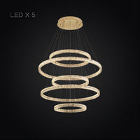 BERTOLDA B COMBO Ring Chandelier by Lampadom - ambient shot