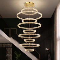 BERTOLDA B COMBO Ring Chandelier by Lampadom - side view