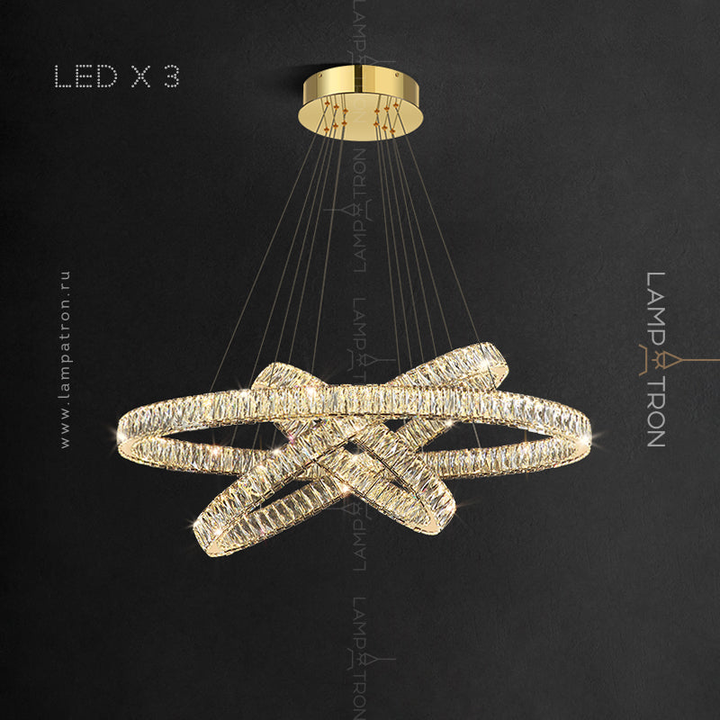 BERTOLDA B LUX Ring Chandelier