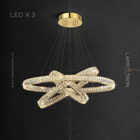 BERTOLDA B LUX Ring Chandelier