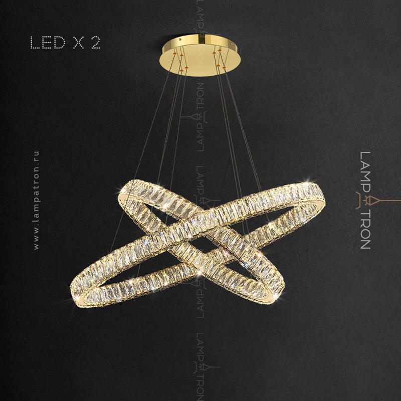 BERTOLDA B LUX Ring Chandelier