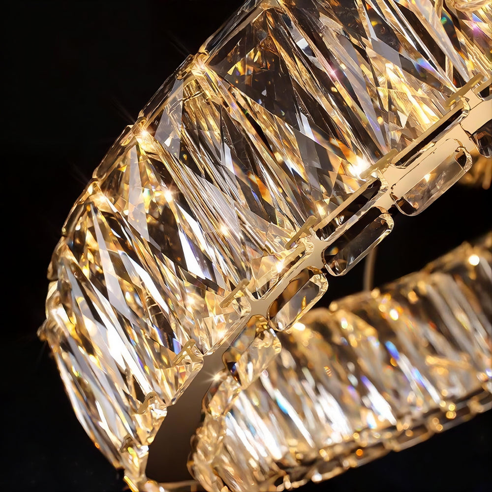 BERTOLDA B Ring Chandelier by Lampadom - side view