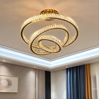 BERTOLDA B Ring Chandelier by Lampadom - side view