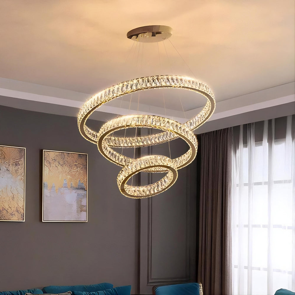 BERTOLDA B Ring Chandelier by Lampadom - ambient shot