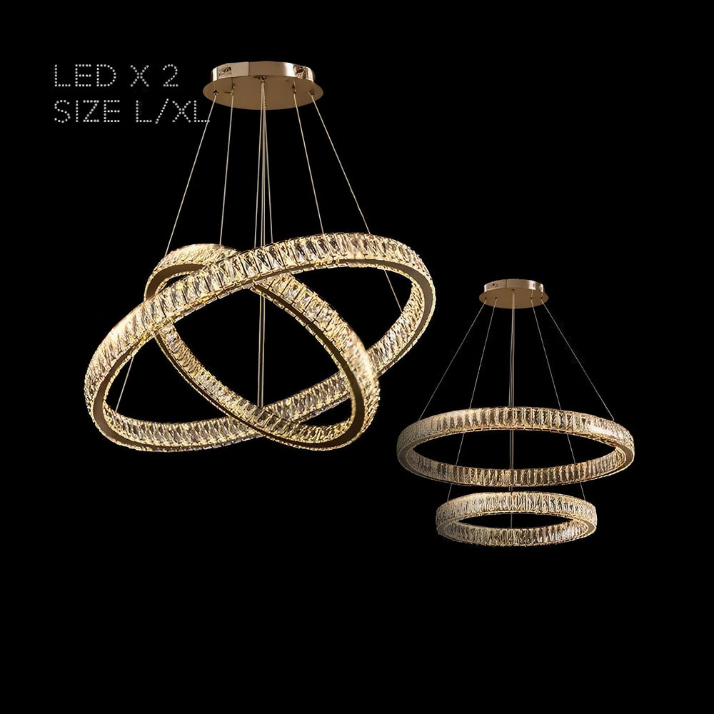 BERTOLDA B Ring Chandelier by Lampadom - detail view