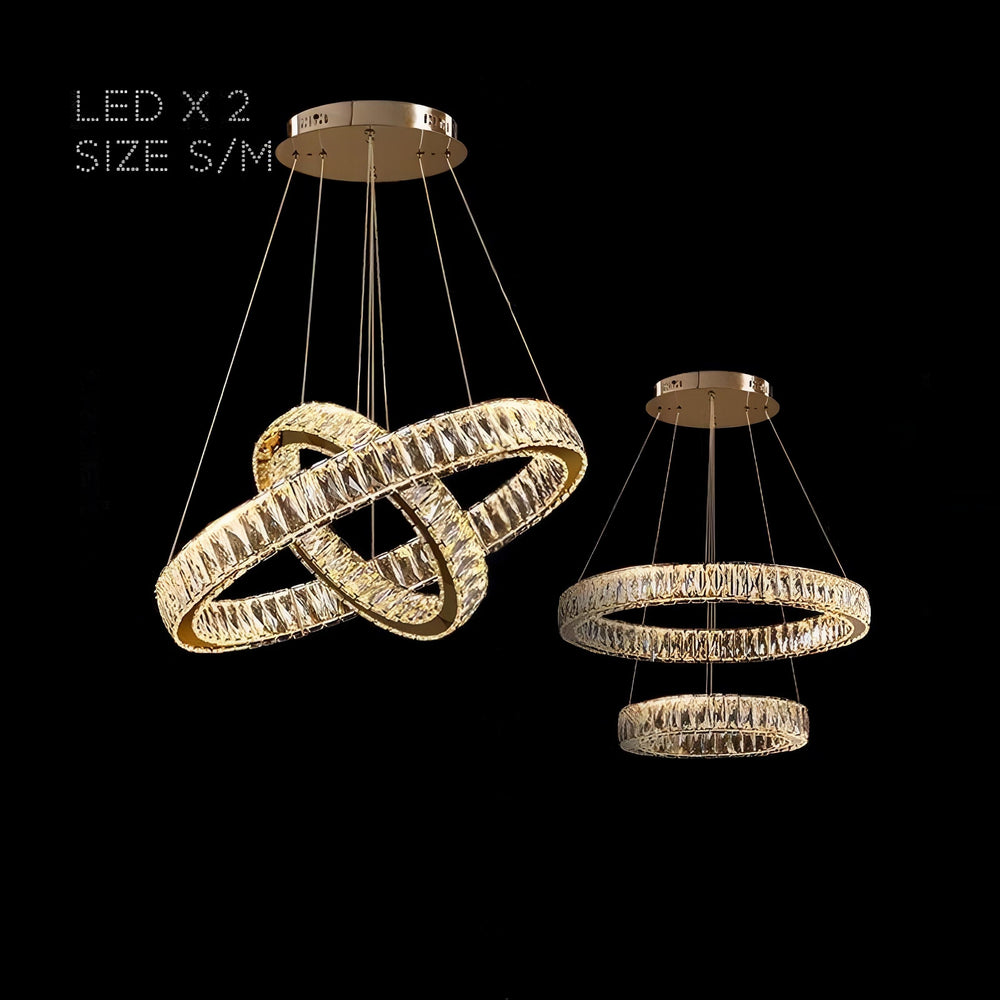 BERTOLDA B Ring Chandelier by Lampadom - ambient shot