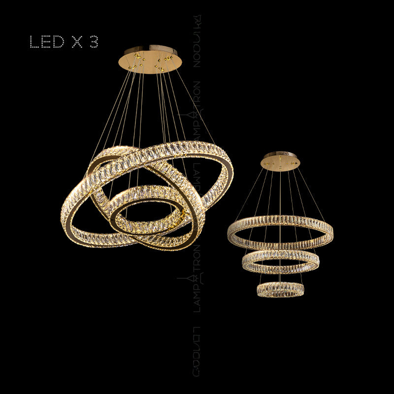 BERTOLDA B Ring Chandelier by Lampadom - ambient shot