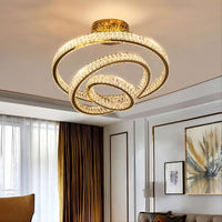 BERTOLDA B Ring Chandelier by Lampadom - top view