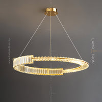 BERTOLDA C Ring Chandelier by Lampadom - top view