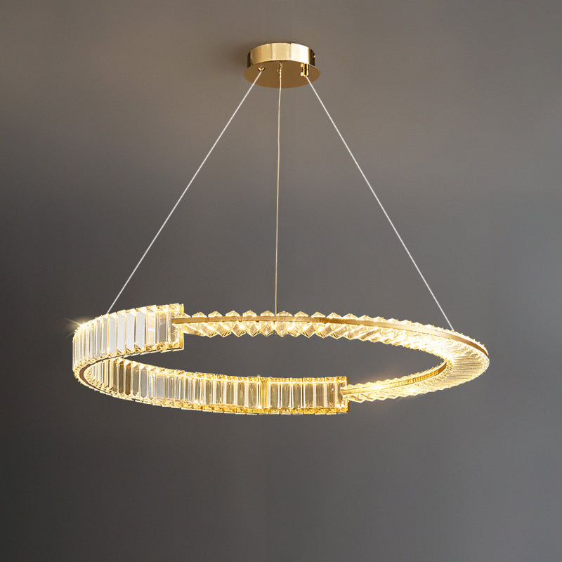 BERTOLDA C Ring Chandelier by Lampadom - side view