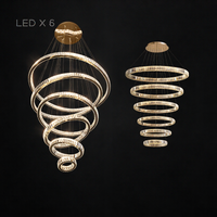 BERTOLDA CAS Ring Chandelier by Lampadom - detail view