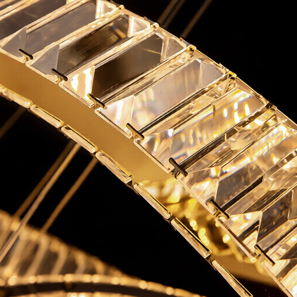 BERTOLDA CAS Ring Chandelier by Lampadom - top view