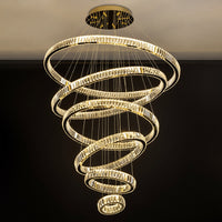 BERTOLDA CAS Ring Chandelier by Lampadom - angle view