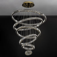 BERTOLDA CAS Ring Chandelier by Lampadom - side view