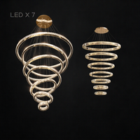 BERTOLDA CAS Ring Chandelier by Lampadom - scale reference