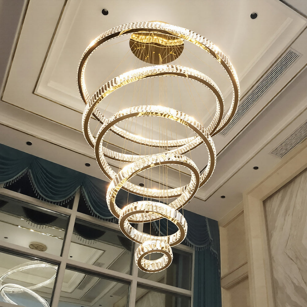 BERTOLDA CAS Ring Chandelier by Lampadom - detail view