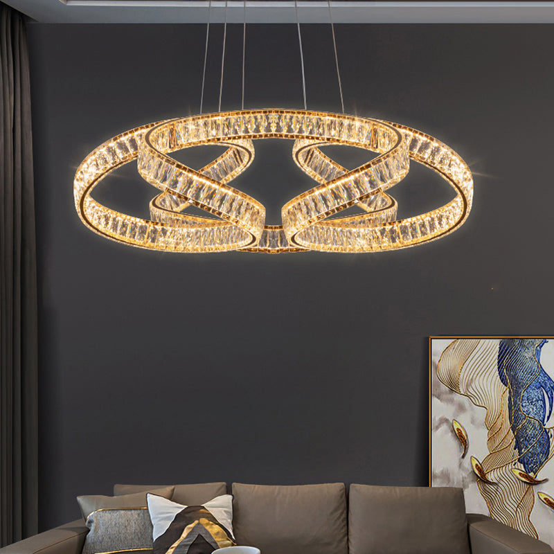 BERTOLDA E Ring Chandelier by Lampadom - close-up