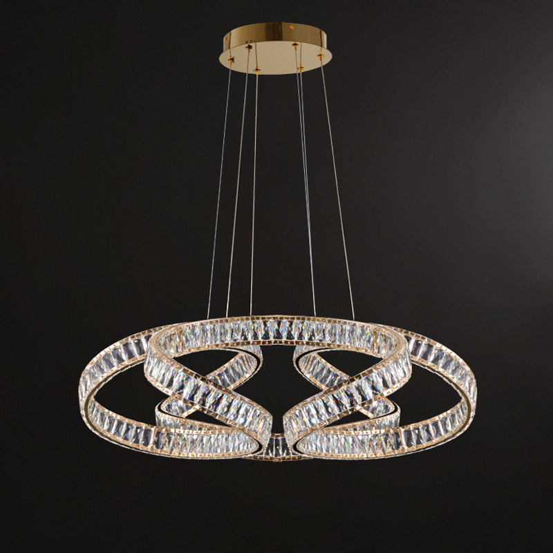 BERTOLDA COMBO Ring Chandelier by Lampadom - close-up