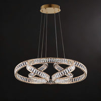 BERTOLDA COMBO Ring Chandelier by Lampadom - ambient shot