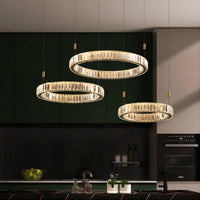 BERTOLDA L Ring Chandelier by Lampadom - scale reference