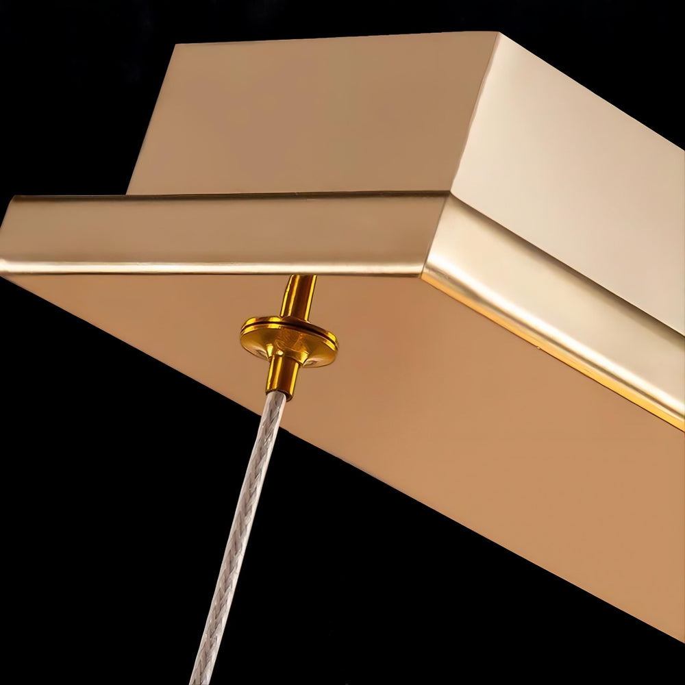 BERTOLDA L Ring Chandelier by Lampadom - angle view