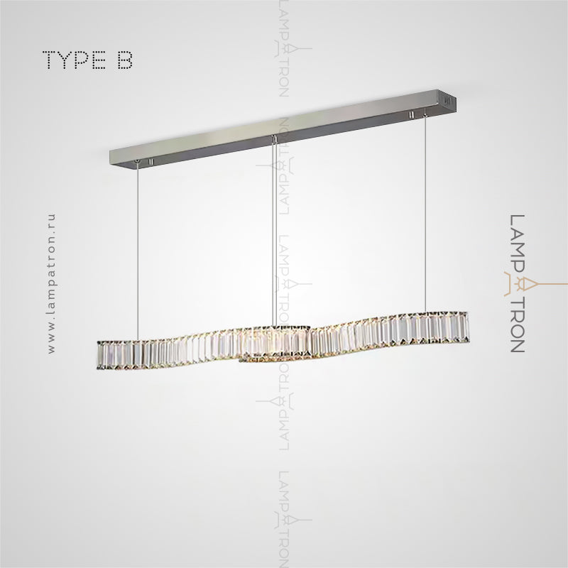 BERTOLDA Linear Chandelier