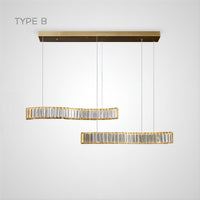 BERTOLDA Linear Chandelier