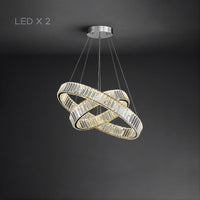 BERTOLDA Ring Chandelier by Lampadom - close-up