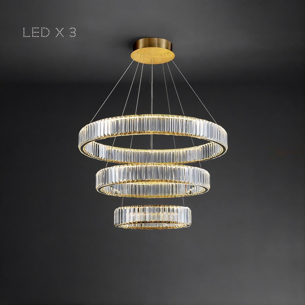 BERTOLDA Ring Chandelier by Lampadom - ambient shot
