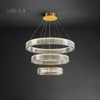 BERTOLDA Ring Chandelier by Lampadom - ambient shot