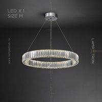 BERTOLDA Ring Chandelier by Lampadom - detail view