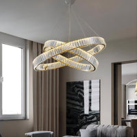 BERTOLDA Ring Chandelier by Lampadom - angle view