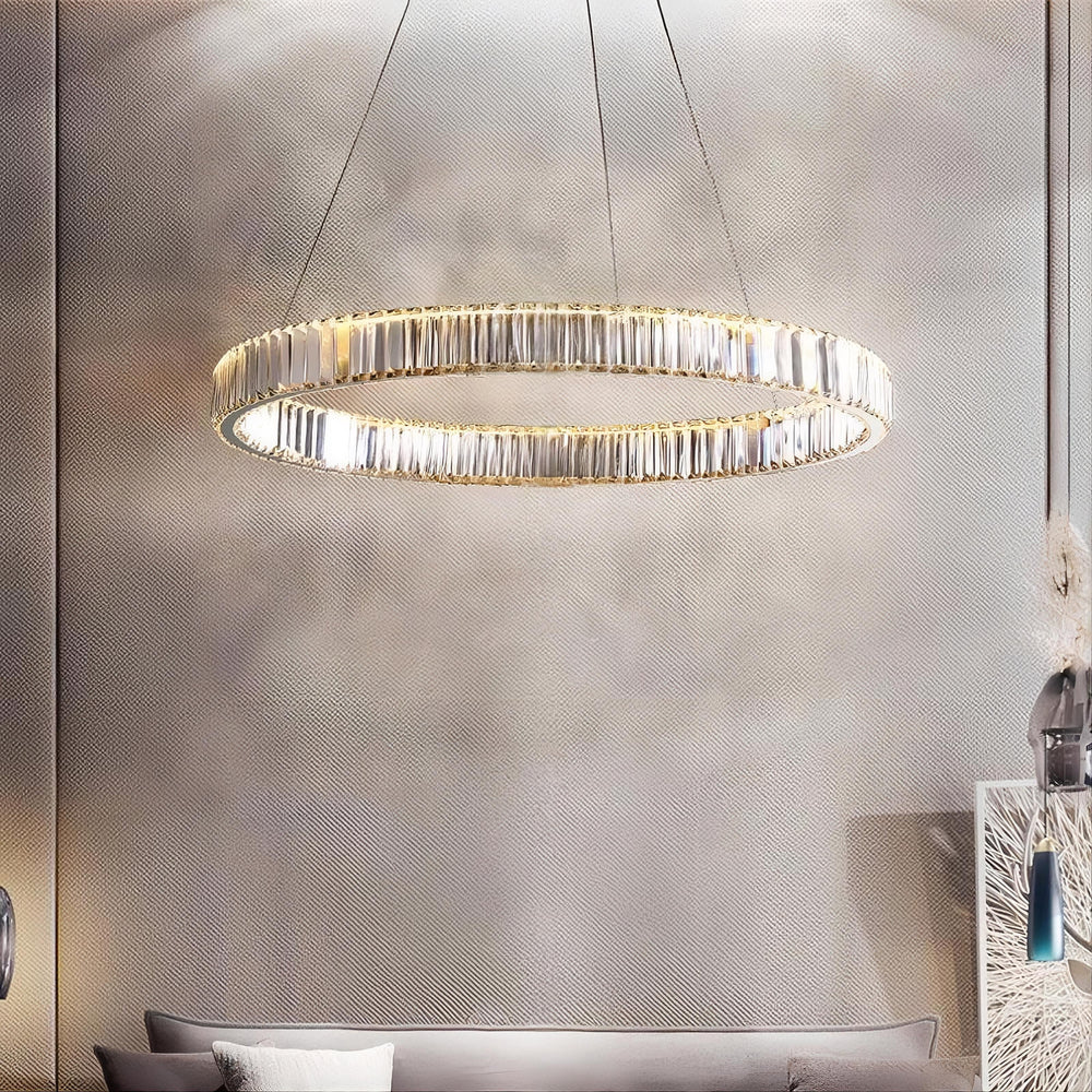 BERTOLDA Ring Chandelier by Lampadom - close-up
