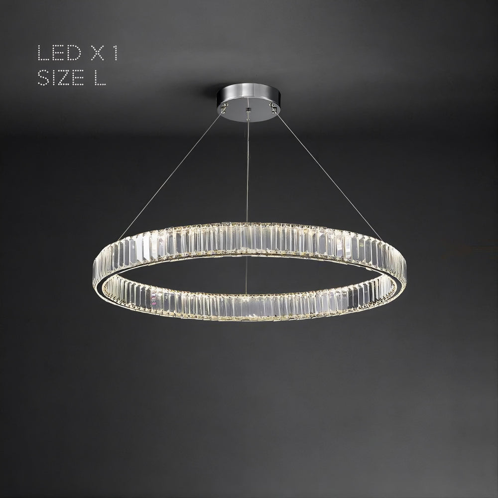 BERTOLDA Ring Chandelier by Lampadom - angle view