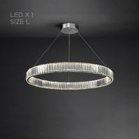 BERTOLDA Ring Chandelier by Lampadom - angle view