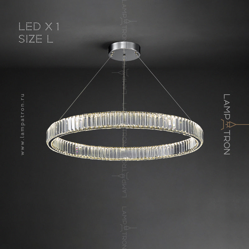 BERTOLDA Ring Chandelier by Lampadom - ambient shot