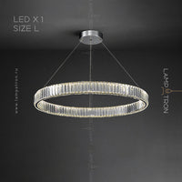 BERTOLDA Ring Chandelier by Lampadom - ambient shot