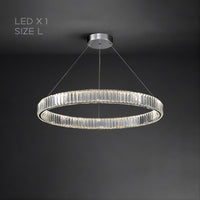BERTOLDA Ring Chandelier by Lampadom - side view