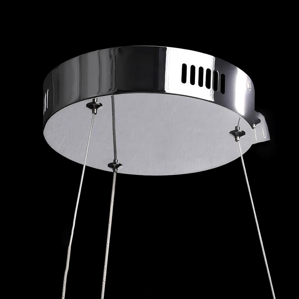 BERTOLDA Ring Chandelier by Lampadom - side view