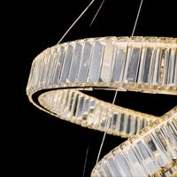 BERTOLDA Ring Chandelier by Lampadom - scale reference