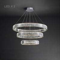 BERTOLDA Ring Chandelier by Lampadom - top view