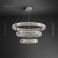 BERTOLDA Ring Chandelier by Lampadom - scale reference