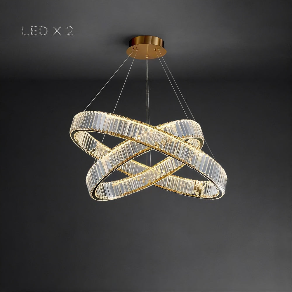 BERTOLDA Ring Chandelier by Lampadom - close-up